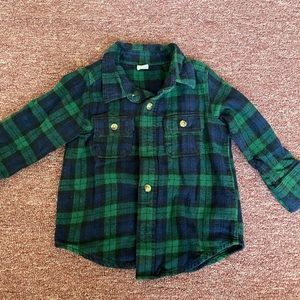 Toddler boy flannel